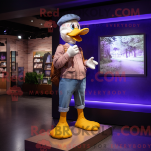 Lavender Duck mascot...
