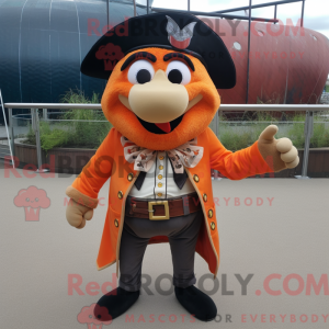 Orange Pirate mascot...