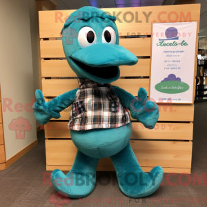 Blågrøn Loch Ness Monster...