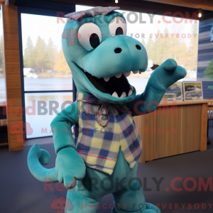 Teal Loch Ness Monster...
