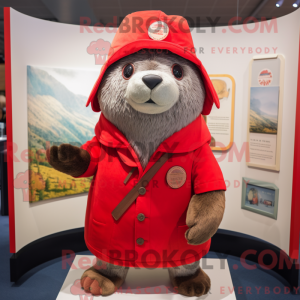 Red Seal mascot costume...