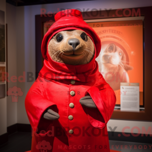 Red Seal mascot costume...