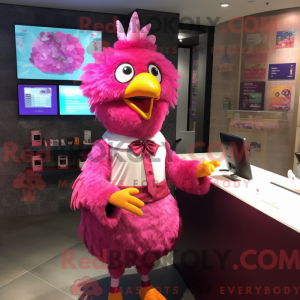 Postava maskota Magenta...