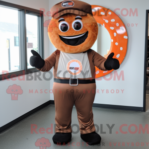 Rust Donut mascot costume...