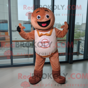 Rust Donut mascot costume...