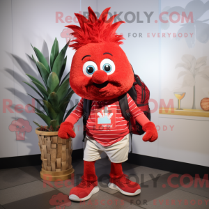 Red Pineapple maskot...