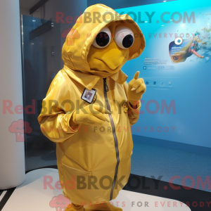 Maskottchen-Kostüm Goldener...