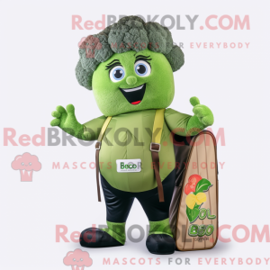 Oliven Broccoli maskot...