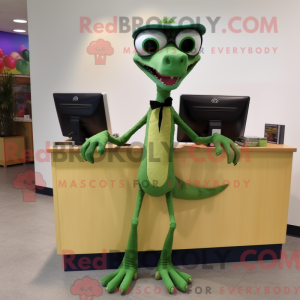 Green Dimorphodon mascot...