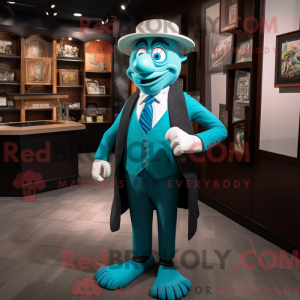Turquoise Attorney mascot...
