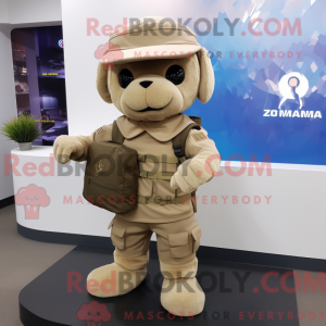 Beżowa maska komandosów...