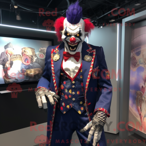 Navy Evil Clown máscara de...