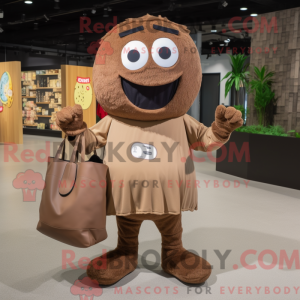 Brown Pho mascot costume...