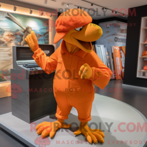 Postava maskota Orange Dodo...
