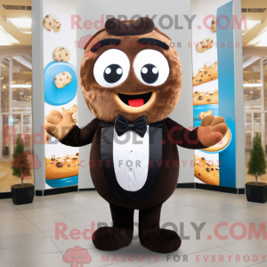 Brown Bagels mascot costume...