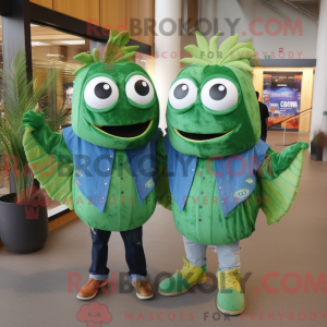 Postava maskota Green Fish...