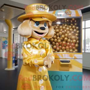 Gold Gumball Machine mascot...