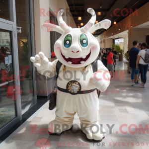 Cream Demon mascot costume...