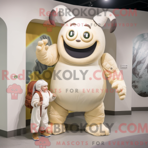 Cream Demon maskot kostume...