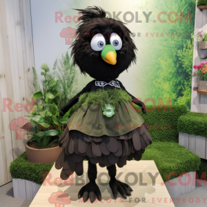 Olive Blackbird mascot...