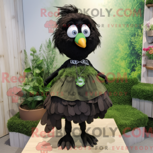 Olive Blackbird maskot...