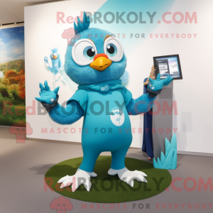 Máscara de dragão Cyan...