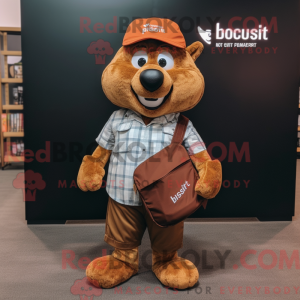 Rust Heart mascot costume...