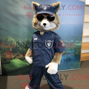 Navy Lynx Maskottchen...