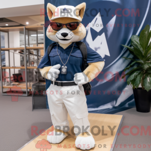 Navy Lynx Maskottchen...