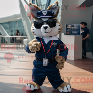 Navy Lynx maskotdraktfigur...