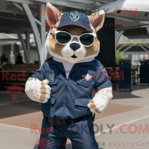 Navy Lynx Maskottchen...