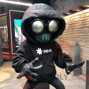 Black Kraken mascot costume...
