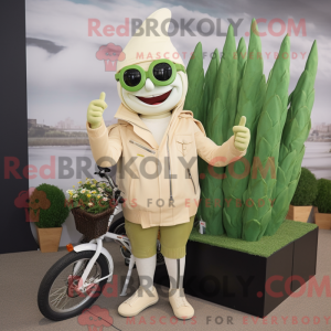 Cream Asparagus mascot...