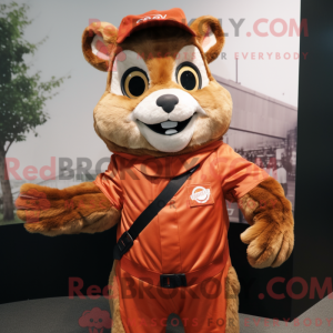 Rust Chipmunk mascot...