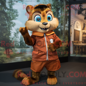 Rust Chipmunk mascot...
