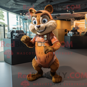 Rust Chipmunk mascot...
