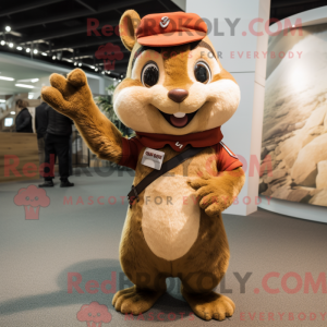 Rust Chipmunk mascot...