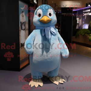Postava maskota Sky Blue...