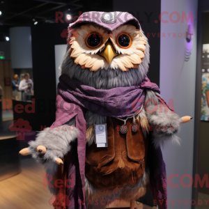 Ugle maskot kostume...