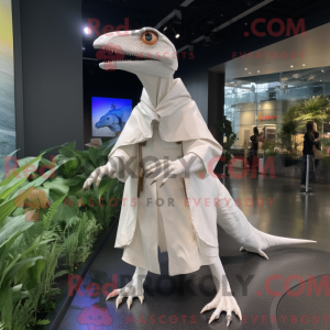 Hvid Dimorphodon maskot...
