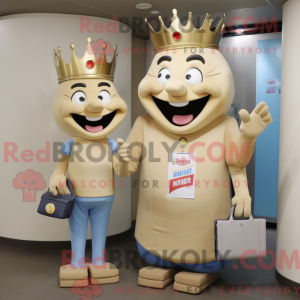 Figura de máscara King bege...