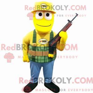 Lemon Yellow Sniper mascot...