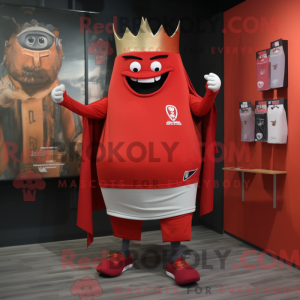 Red King-maskotdraktfigur...