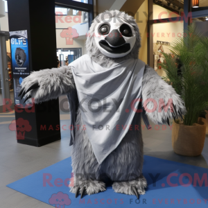 Silver Giant Sloth mascot...