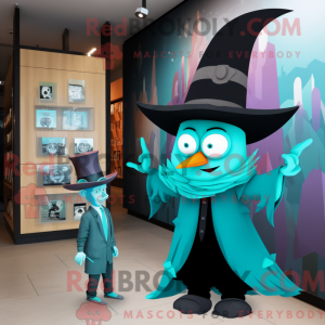 Turquoise Witch mascot...
