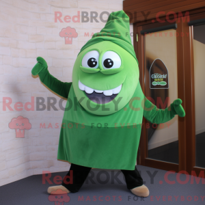 Green Ray mascot costume...