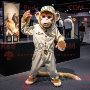 Cream Monkey maskot kostume...