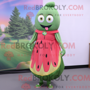 Oliven vandmelon maskot...