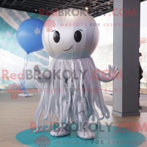 Silver Jellyfish mascot...