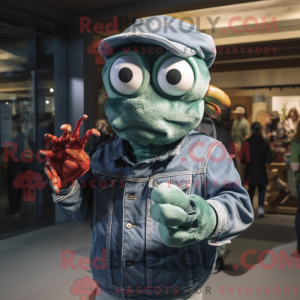 Green Hermit Crab mascot...